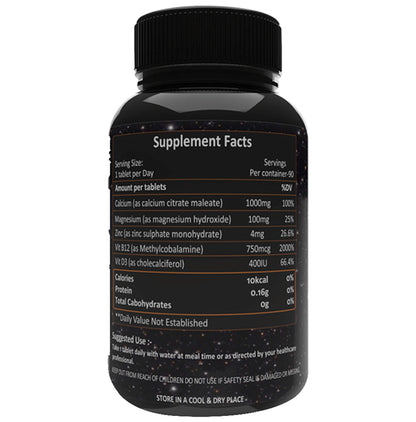 Indian Whey Calcium Magnesium Zinc Vitamin D3 Tablet