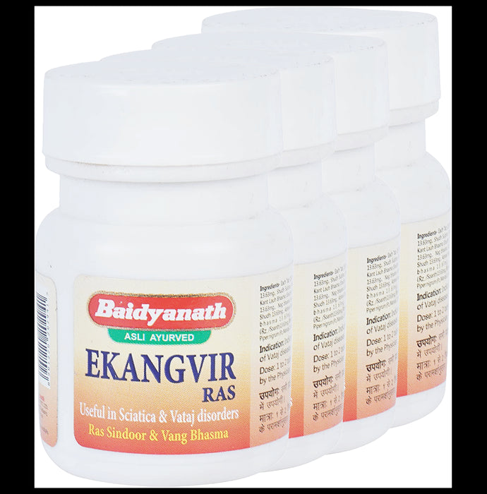 Baidyanath (Jhansi) Ekangvir Ras Tablet (80 Each) - Classic Derma