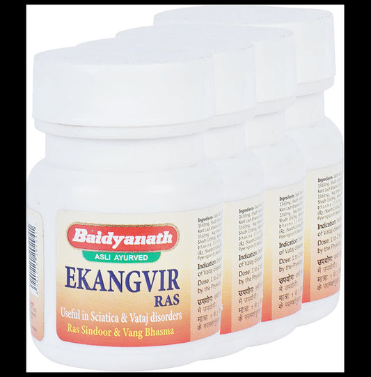 Baidyanath (Jhansi) Ekangvir Ras Tablet (80 Each) - Classic Derma