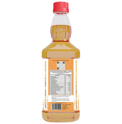 Indic Wisdom Wood Pressed Flaxseed Oil (Cold Pressed - Extracted on Wooden Churner)