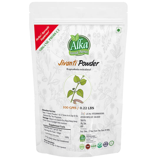Alka Ayurvedic Pharmacy Jivanti Powder - Classic Derma