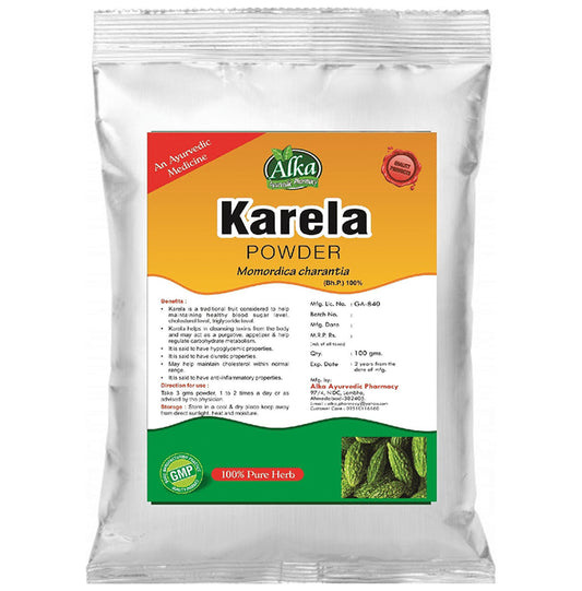 Alka Ayurvedic Pharmacy Karela Powder - Classic Derma