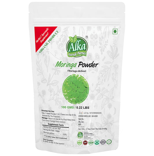 Alka Ayurvedic Pharmacy Moringa Powder - Classic Derma