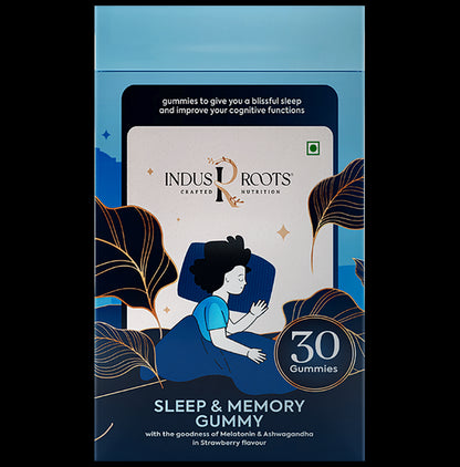 Indus Roots Sleep & Memory Gummy Strawberry - Classic Derma