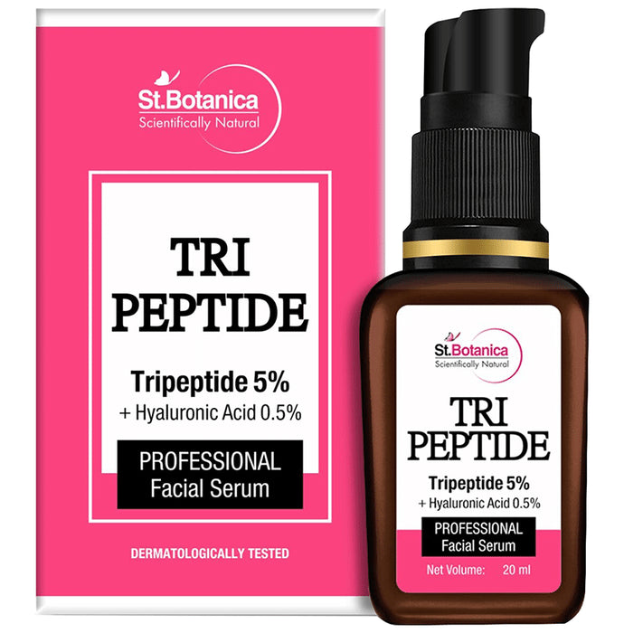 St.Botanica Tri Peptide 5% + Hyaluronic Acid 0.5% Professional Facial Serum - Classic Derma