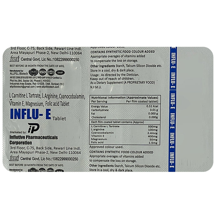 Influ-E Tablet (10 Each)