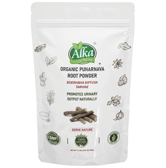 Alka Ayurvedic Pharmacy Organic Punarnava Root Powder - Classic Derma