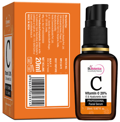 St.Botanica Vitamin C 20% Professional Facial Serum