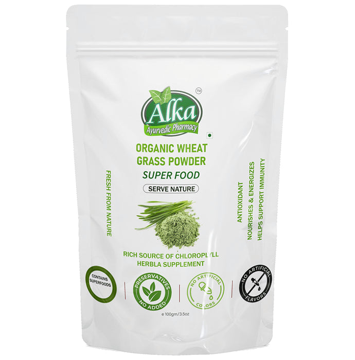 Alka Ayurvedic Pharmacy Organic Wheat Grass Powder - Classic Derma