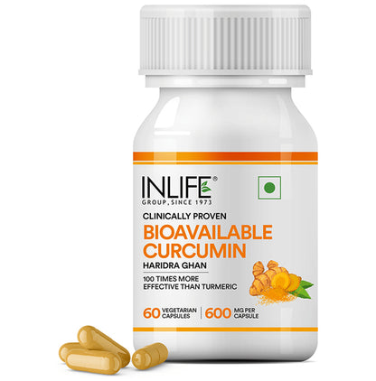 Inlife Bioavailable Curcumin 600mg Capsule