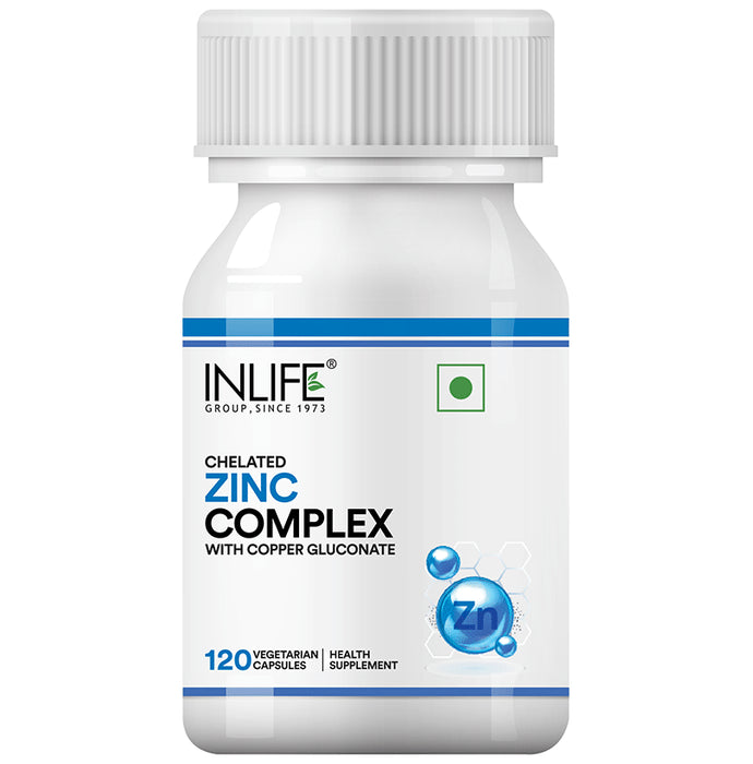 Inlife Chelated Zinc Complex Vegetarian Capsule - Classic Derma