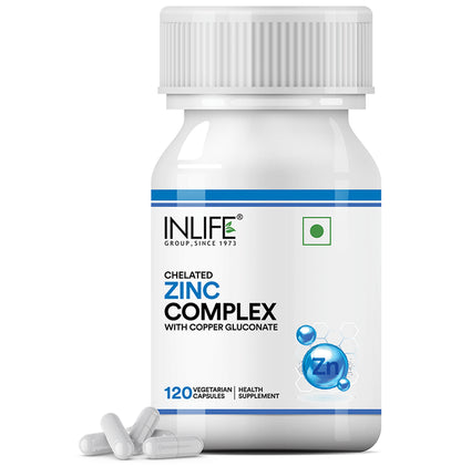 Inlife Chelated Zinc Complex Vegetarian Capsule