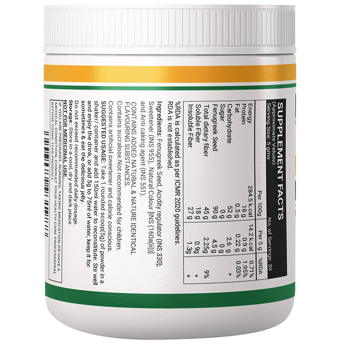 Inlife Fenugreek Fiber Powder Orange