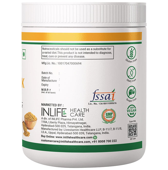 Inlife Fenugreek Fiber Powder Orange