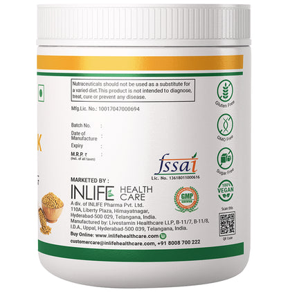 Inlife Fenugreek Fiber Powder Orange