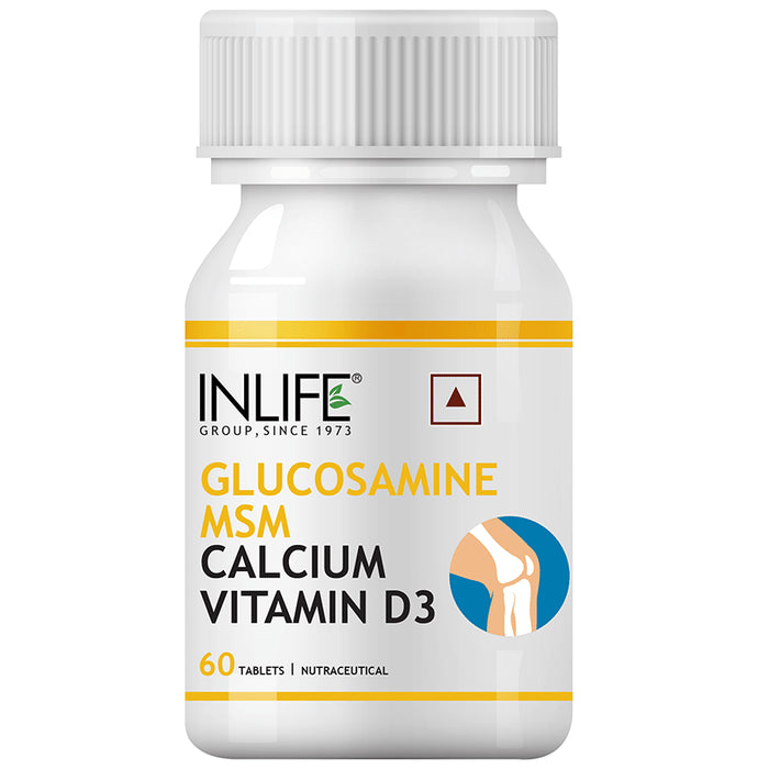 Inlife Glucosamine MSM | With Calcium, Vitamin D3 for Bone Health | Tablet - Classic Derma