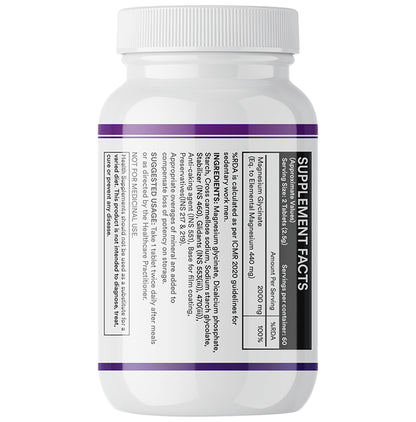 Inlife High Absorption Magnesium Glycinate Forte 2000mg Tablet