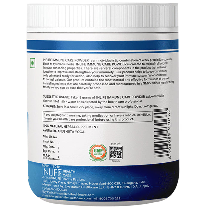 Inlife Immune Care Powder Vanilla