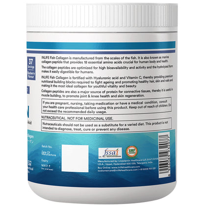 Inlife Japanese Marine Collagen Supplements| Fish Collagen Powder for Skin & Hair Blueberry