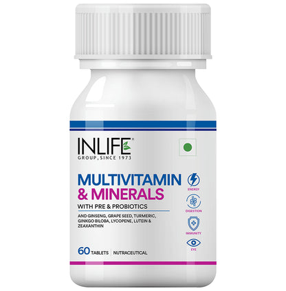 Inlife Multivitamin and Multiminerals with Pre & Probiotics Tablet - Classic Derma