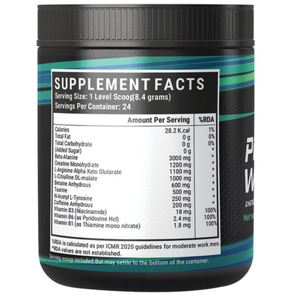 Inlife Pre Workout Pineapple