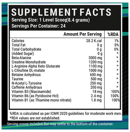 Inlife Pre Workout Pineapple