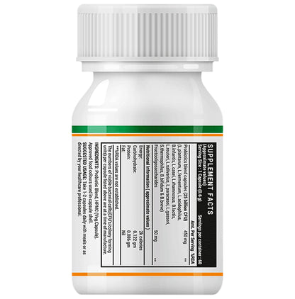 Inlife Prebiotic & Probiotics Forte for Men & Women | 25 Billion CFU with 14 Strains | Vegetarian Capsule for Gut Health