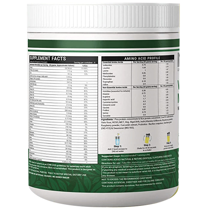 Inlife Vegan Protein Powder Meal Shake with Added Probiotics Mango