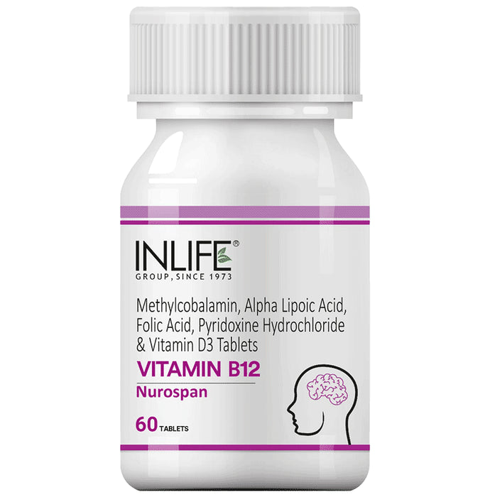Inlife Vitamin B12 Nurospan Tablet | Nutrition Support - Classic Derma