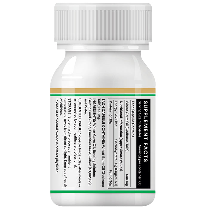 Inlife Wheat Germ Oil 500mg Capsule