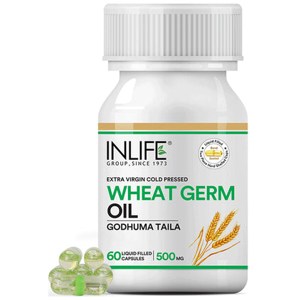 Inlife Wheat Germ Oil 500mg Capsule