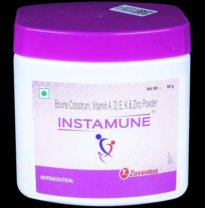Instamune Powder with Bovine Colostrum, Vitamin A, D, E, K & Zinc