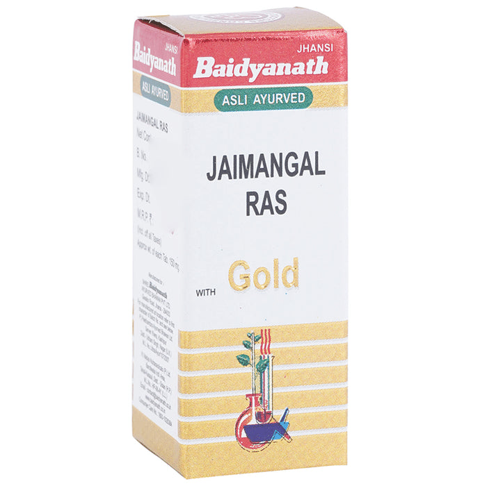 Baidyanath (Jhansi) Jaimangal Ras with Gold Tablet - Classic Derma
