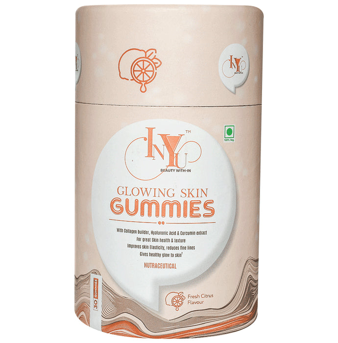 INYU Beauty With-In Glowing Skin Gummies Fresh Citrus - Classic Derma