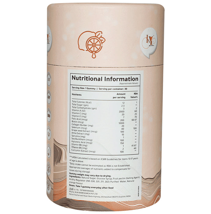 INYU Beauty With-In Glowing Skin Gummies Fresh Citrus