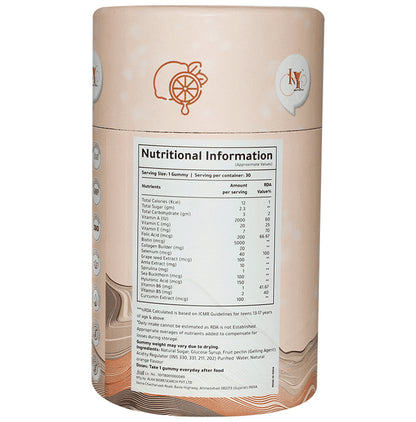 INYU Beauty With-In Glowing Skin Gummies Fresh Citrus