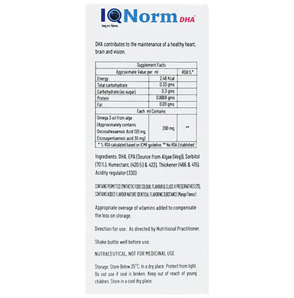 Iqnorm DHA Oral Drop