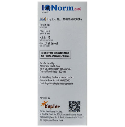 Iqnorm DHA Oral Drop