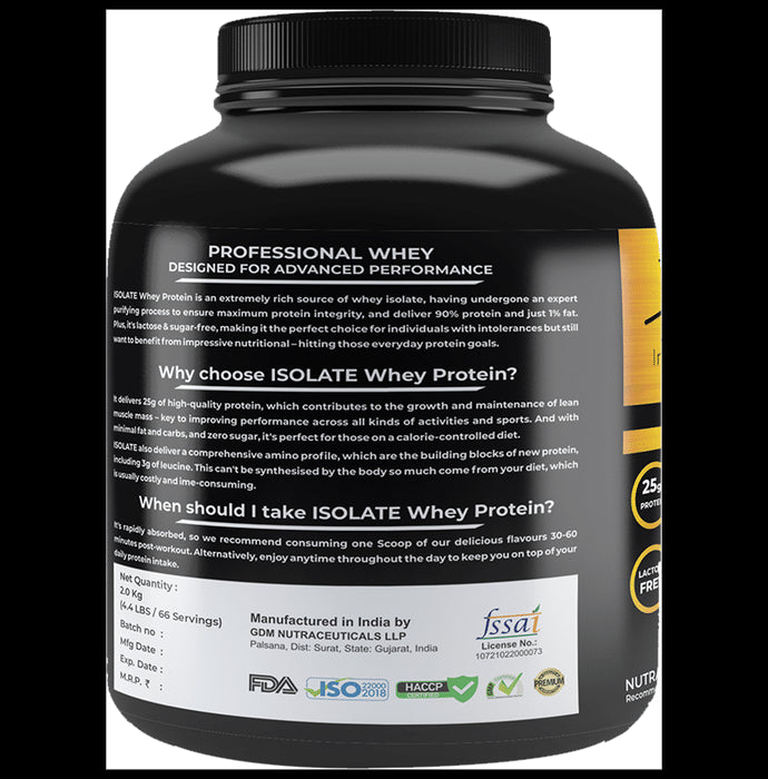 Iron Lifters Isolate Whey Protein Powder Chocolate