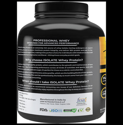 Iron Lifters Isolate Whey Protein Powder Chocolate