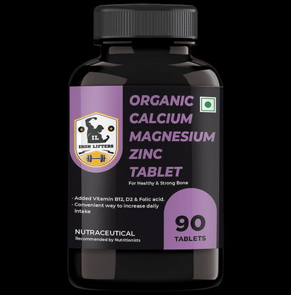 Iron Lifters Organic Calcium Magnesium zinc Tablet - Classic Derma