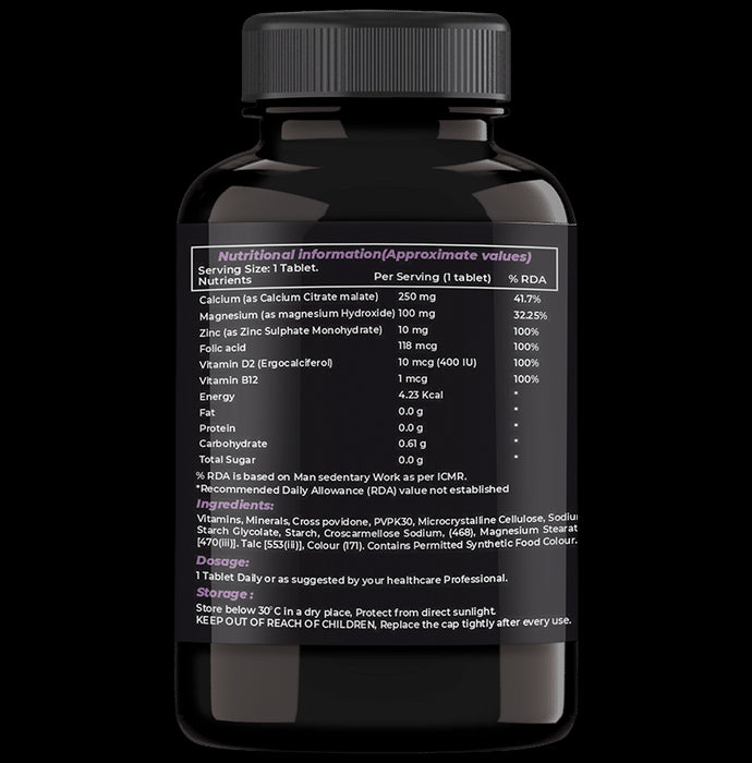 Iron Lifters Organic Calcium Magnesium zinc Tablet