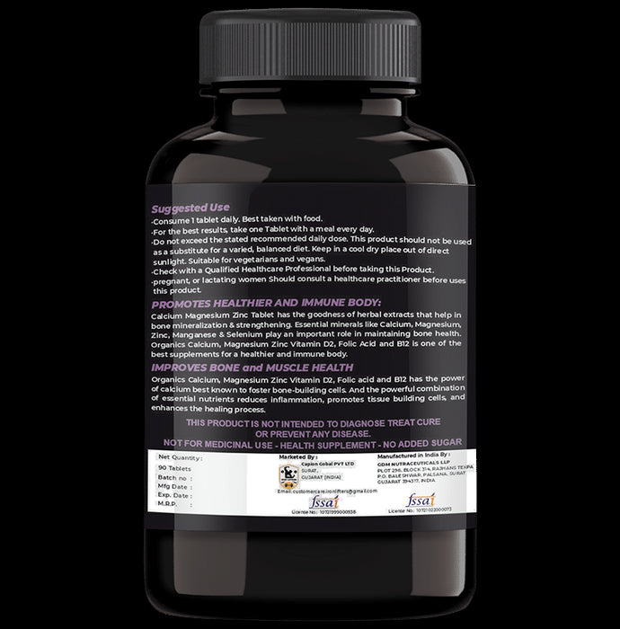 Iron Lifters Organic Calcium Magnesium zinc Tablet