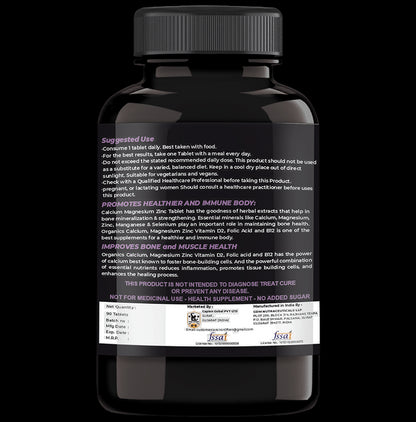 Iron Lifters Organic Calcium Magnesium zinc Tablet