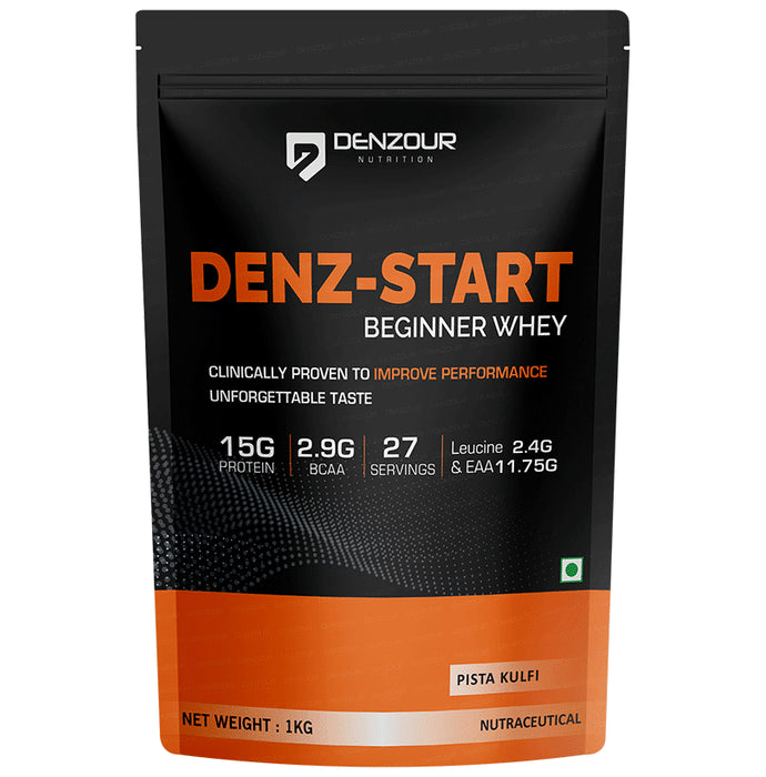Denzour Nutrition Denz-Start Beginner Whey 2.9G BCAA Pista Kulfi - Classic Derma