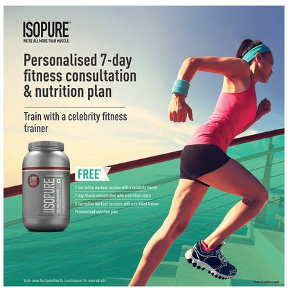 Isopure Whey Protein with Less than 1.5gm Carbs | For Fitness, Immunity & Skin | Flavour Powder Cream and Cookie