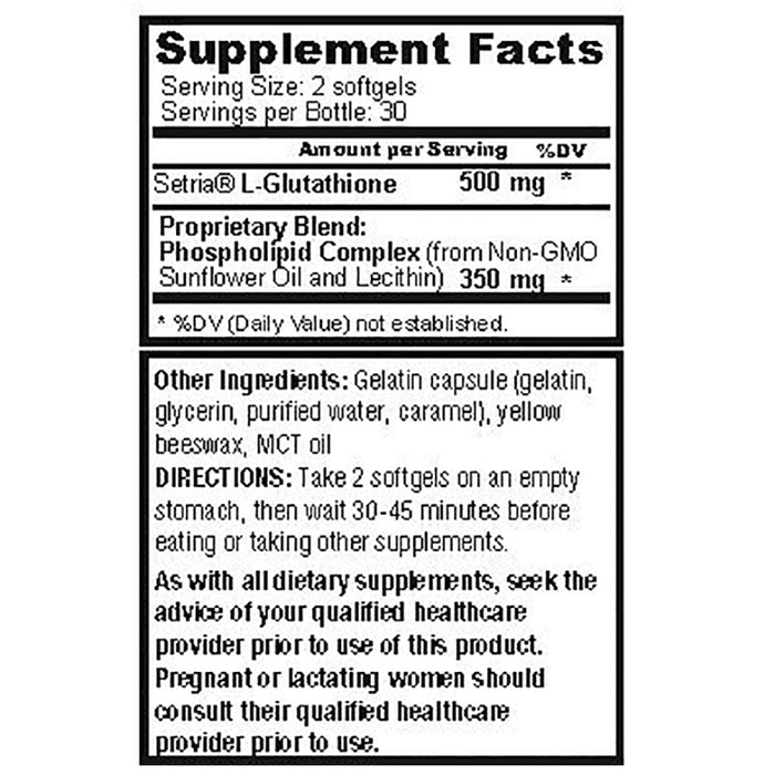IV For Life Liposomal Glutathione Softgel