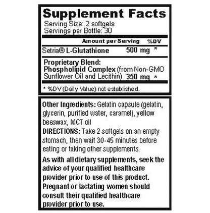 IV For Life Liposomal Glutathione Softgel