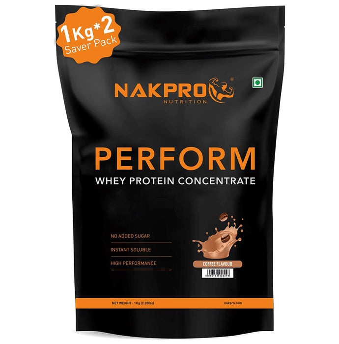 Nakpro Nutrition Perform Whey Protein Concentrate Coffee - Classic Derma