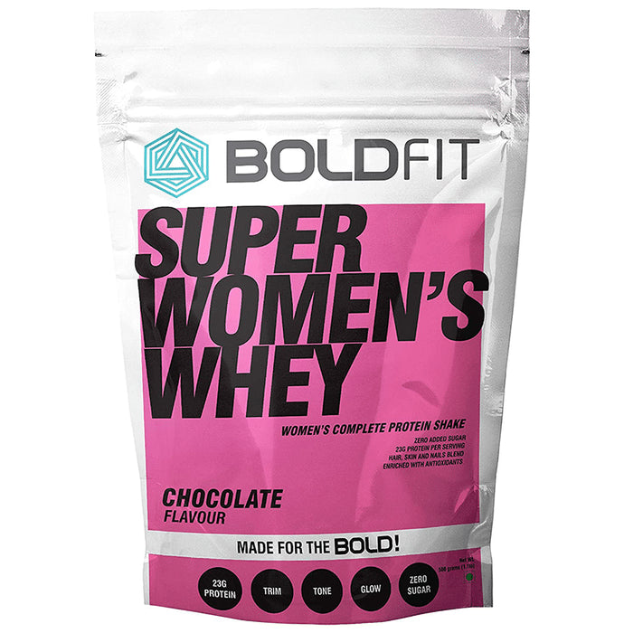 Boldfit Super Women's Whey Chocolate - Classic Derma